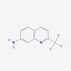 molecular formula C10H7F3N2 B8106804 2-(Trifluoromethyl)quinolin-7-amine 