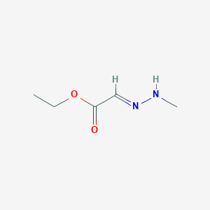ethyl (2E)-2-(methylhydrazinylidene)acetate