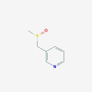 molecular formula C7H9NOS B8106880 3-(Methylsulfinylmethyl)pyridine CAS No. 88111-62-0
