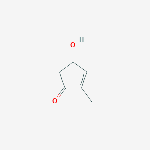 molecular formula C6H8O2 B8106909 4-Hydroxy-2-methylcyclopent-2-en-1-one CAS No. 23535-17-3
