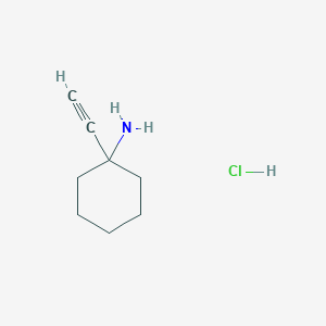 molecular formula C8H14ClN B8107007 1-Ethynylcyclohexanamine hydrochloride 