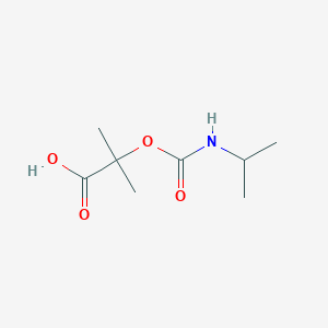 molecular formula C8H15NO4 B8107026 2-((Isopropylcarbamoyl)oxy)-2-methylpropanoic acid 