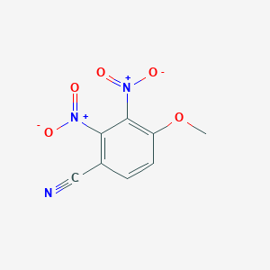 molecular formula C8H5N3O5 B8107065 4-Methoxy-2,3-dinitrobenzonitrile 