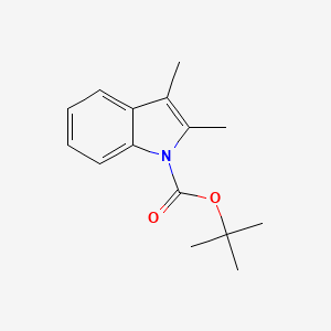 molecular formula C15H19NO2 B8107118 tert-butyl 2,3-dimethyl-1H-indole-1-carboxylate 
