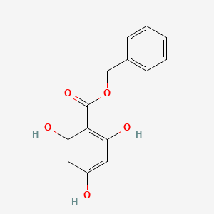 molecular formula C14H12O5 B8107221 2,4,6-三羟基苯甲酸苄酯 