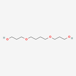molecular formula C10H22O4 B8107223 3,3-(Butane-1,4-diylbis(oxy))bis(propan-1-ol) 