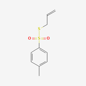 molecular formula C10H12O2S2 B8107246 S-烯丙基 4-甲基苯磺酰硫代酯 