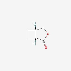 molecular formula C6H8O2 B8107256 顺式-3-氧杂双环[3.2.0]庚烷-2-酮 