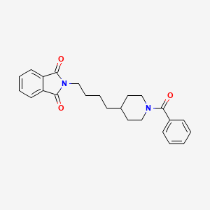 molecular formula C24H26N2O3 B8107275 2-(4-(1-Benzoylpiperidin-4-yl)butyl)isoindoline-1,3-dione CAS No. 1296137-14-8