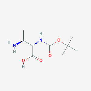 (2S,3S)-3-Amino-2-((tert-butoxycarbonyl)amino)butanoic acid