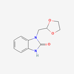 1-((1,3-dioxolan-2-yl)methyl)-1H-benzo[d]imidazol-2(3H)-one