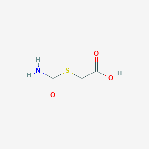 molecular formula C3H5NO3S B8107529 (Aminocarbonylthio)acetic acid CAS No. 4695-06-1