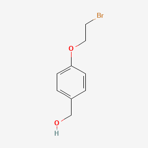 molecular formula C9H11BrO2 B8107541 (4-(2-Bromoethoxy)phenyl)methanol CAS No. 38459-72-2