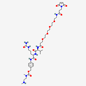 molecular formula C41H65N9O13 B8107570 Mal-PEG4-VC-PAB-DMEA 
