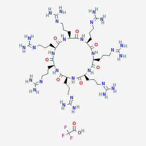molecular formula C44H85F3N28O9 B8107579 NP213 (Tfa) 