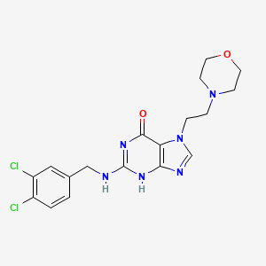 molecular formula C18H20Cl2N6O2 B8107587 CID 51040313 
