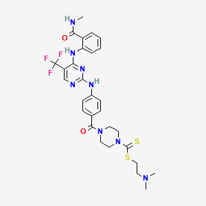 molecular formula C29H33F3N8O2S2 B8107620 FAK inhibitor 2 