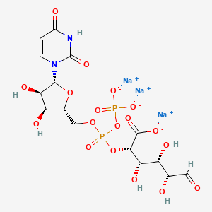 molecular formula C15H19N2Na3O18P2 B8107659 UDP-glucuronic acid (trisodium) 