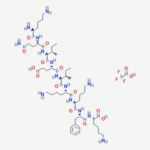 molecular formula C57H97F3N14O15 B8107686 Gap19 (TFA) 