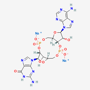 molecular formula C20H22N10Na2O13P2 B8107702 2',3'-cGAMP钠盐 