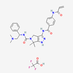 molecular formula C30H34F3N7O5 B8107706 Ykl-5-124 (tfa) 