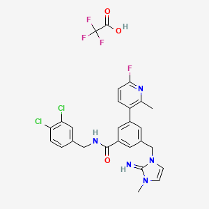 molecular formula C27H23Cl2F4N5O3 B8107710 Wdr5-IN-4 (tfa) 