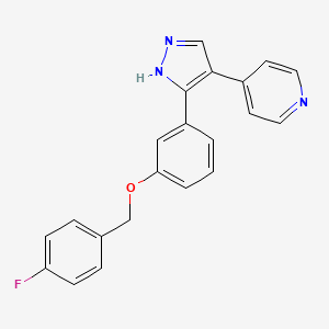 molecular formula C21H16FN3O B8107712 LolCDE-IN-1 