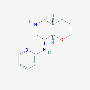 molecular formula C13H19N3O B8107788 (4aS,8R,8aS)-N-pyridin-2-yl-3,4,4a,5,6,7,8,8a-octahydro-2H-pyrano[3,2-c]pyridin-8-amine 