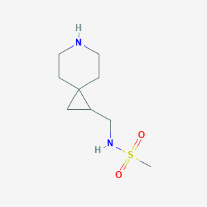 molecular formula C9H18N2O2S B8107901 N-(6-Azaspiro[2.5]octan-1-ylmethyl)methanesulfonamide 