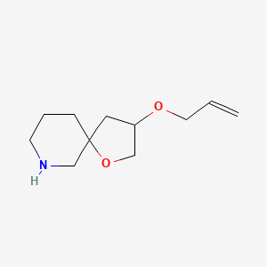 molecular formula C11H19NO2 B8107998 3-(Allyloxy)-1-Oxa-7-Azaspiro[4.5]Decane 