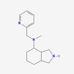molecular formula C15H23N3 B8108268 N-Methyl-N-(Pyridin-2-Ylmethyl)Octahydro-1H-Isoindol-4-Amine 