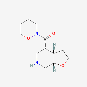 molecular formula C12H20N2O3 B8108465 ((3aS,4R,7aS)-octahydrofuro[2,3-c]pyridin-4-yl)(1,2-oxazinan-2-yl)methanone 
