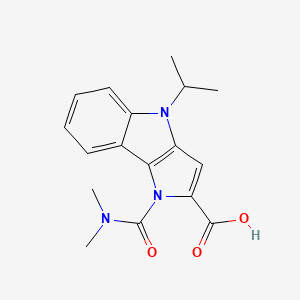 1-(Dimethylcarbamoyl)-4-Isopropyl-1,4-Dihydropyrrolo[3,2-B]Indole-2-Carboxylic Acid