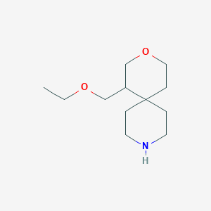 molecular formula C12H23NO2 B8108584 1-(Ethoxymethyl)-3-Oxa-9-Azaspiro[5.5]Undecane 