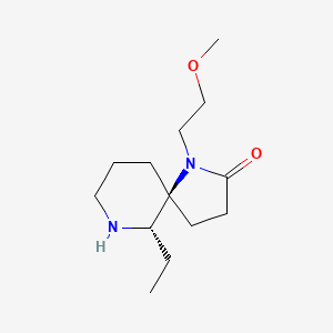 (5S,6S)-6-ethyl-1-(2-methoxyethyl)-1,7-diazaspiro[4.5]decan-2-one