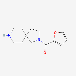 molecular formula C13H18N2O2 B8108662 Furan-2-Yl(2,8-Diazaspiro[4.5]Decan-2-Yl)Methanone 