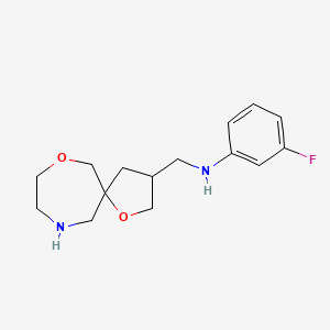 N-(1,7-Dioxa-10-Azaspiro[4.6]Undecan-3-Ylmethyl)-3-Fluoroaniline