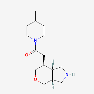 Rel-1-(4-Methylpiperidin-1-Yl)-2-((3Ar,7S,7As)-Octahydropyrano[4,3-C]Pyrrol-7-Yl)Ethanone