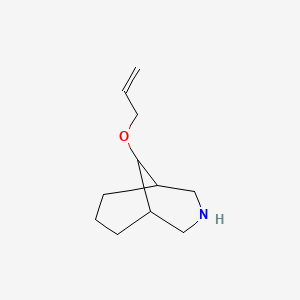molecular formula C11H19NO B8108690 9-(Allyloxy)-3-azabicyclo[3.3.1]nonane 