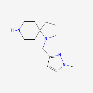 1-((1-Methyl-1H-pyrazol-3-yl)methyl)-1,8-diazaspiro[4.5]decane