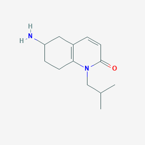 6-Amino-1-isobutyl-5,6,7,8-tetrahydroquinolin-2(1H)-one