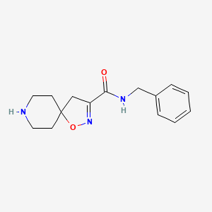 molecular formula C15H19N3O2 B8108953 N-benzyl-1-oxa-2,8-diazaspiro[4.5]dec-2-ene-3-carboxamide 