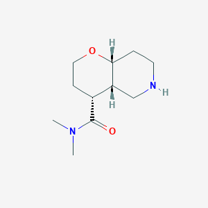 molecular formula C11H20N2O2 B8109018 (4R,4aS,8aR)-N,N-dimethyloctahydro-2H-pyrano[3,2-c]pyridine-4-carboxamide 