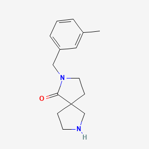 molecular formula C15H20N2O B8109051 2-(3-Methylbenzyl)-2,7-diazaspiro[4.4]nonan-1-one 
