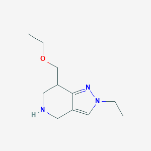 7-(Ethoxymethyl)-2-ethyl-4,5,6,7-tetrahydro-2H-pyrazolo[4,3-c]pyridine