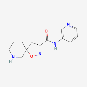 N-(Pyridin-3-yl)-1-oxa-2,7-diazaspiro[4.5]dec-2-ene-3-carboxamide