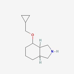 molecular formula C12H21NO B8109211 (3Ar,7As)-4-(Cyclopropylmethoxy)Octahydro-1H-Isoindole 