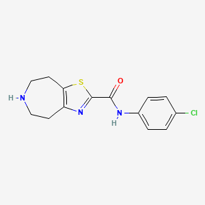 N-(4-Chlorophenyl)-5,6,7,8-Tetrahydro-4H-Thiazolo[5,4-D]Azepine-2-Carboxamide