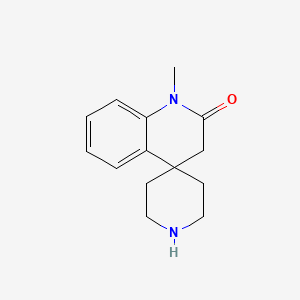 molecular formula C14H18N2O B8109308 1'-Methyl-1'H-spiro[piperidine-4,4'-quinolin]-2'(3'H)-one 