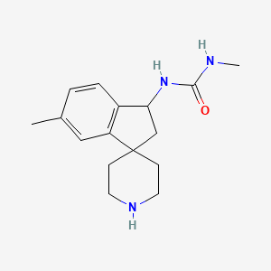 1-Methyl-3-(6-methyl-2,3-dihydrospiro[indene-1,4'-piperidin]-3-yl)urea
